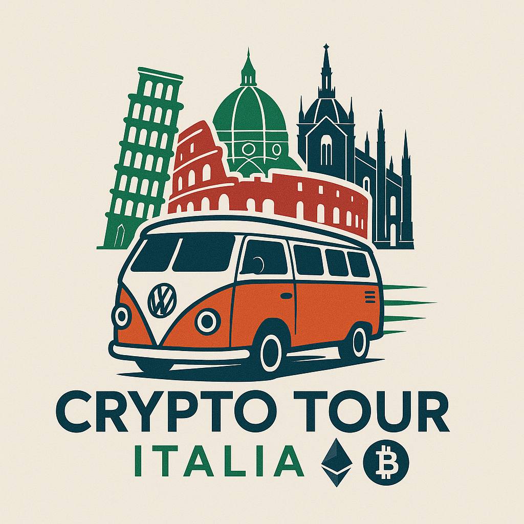 Logo di Crypto Tour Italia - Meetup itineranti su criptovalute e blockchain